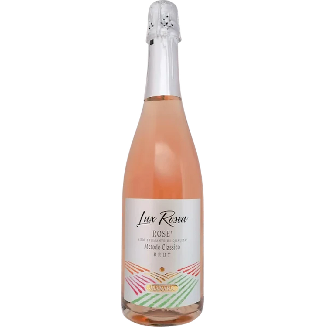 Manara Lux Rosea Rosé VSQ Metodo Classico Brut Vini Spumante