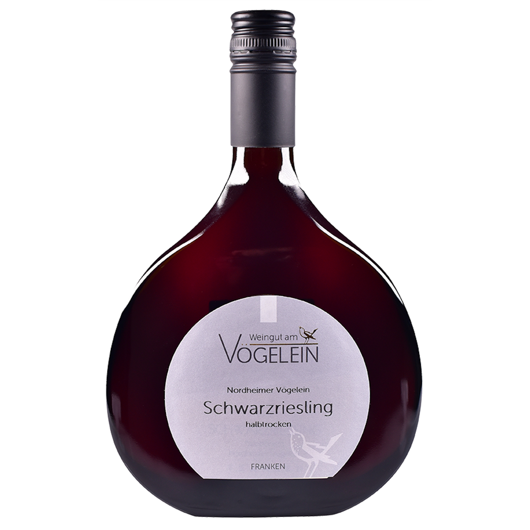 Weingut am Vögelein Nordheim Schwarzriesling halbtrocken im Bocksbeutel