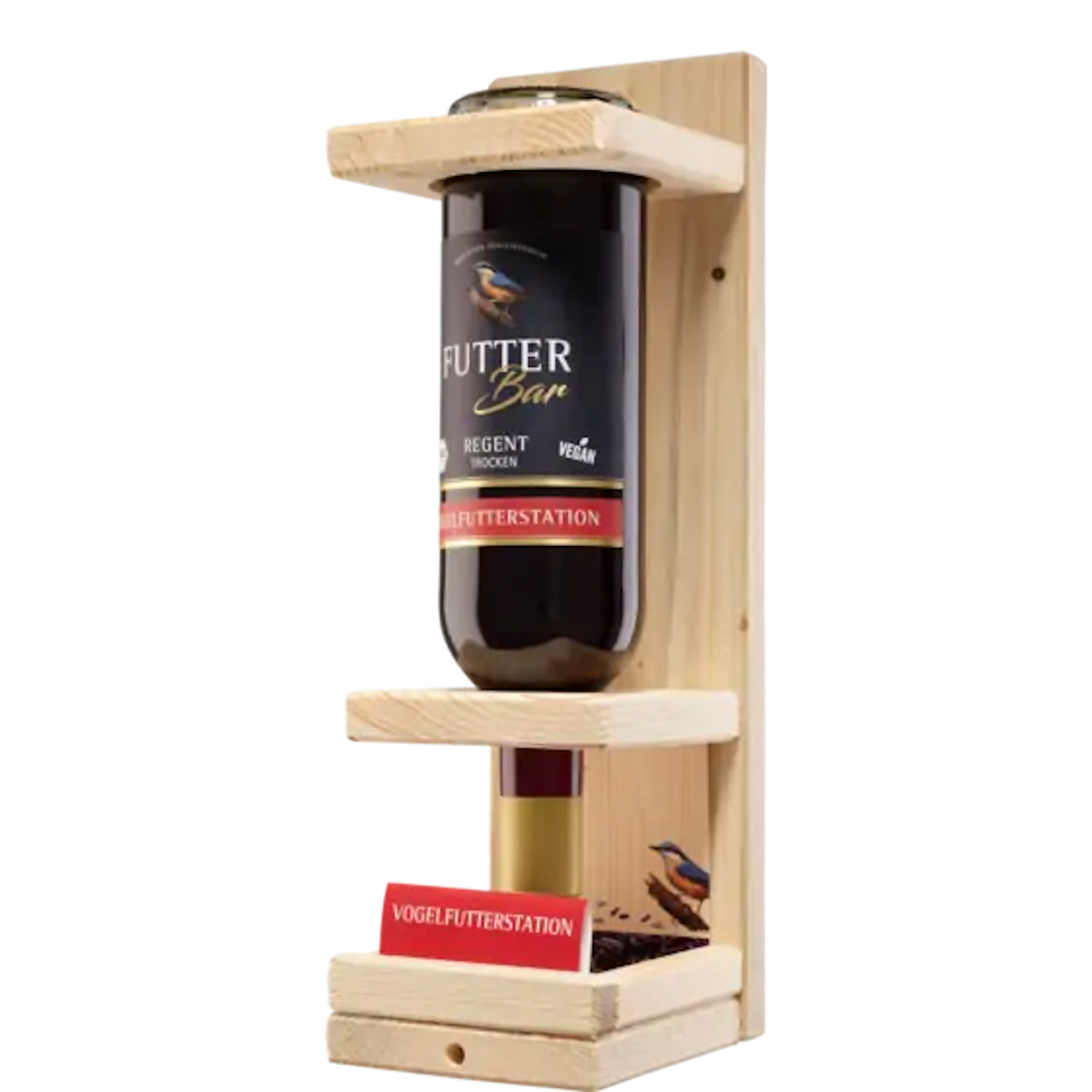 Moselland Geschenkset 1er Holzkiste "Futterbar"