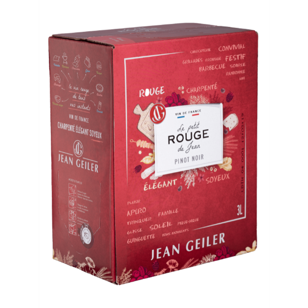 Jean Geiler Le Petit Rouge de Jean - Vin de France Bag in box 3l