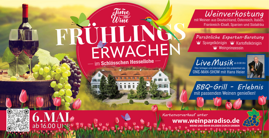 Frühlingserwachen im Schlösschen Hessellohe am Samstag, 06.05.2023