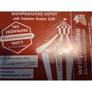Eröffnungs-Party mit 3 Gang Buffet und Live-Musik am 29.11.2025
