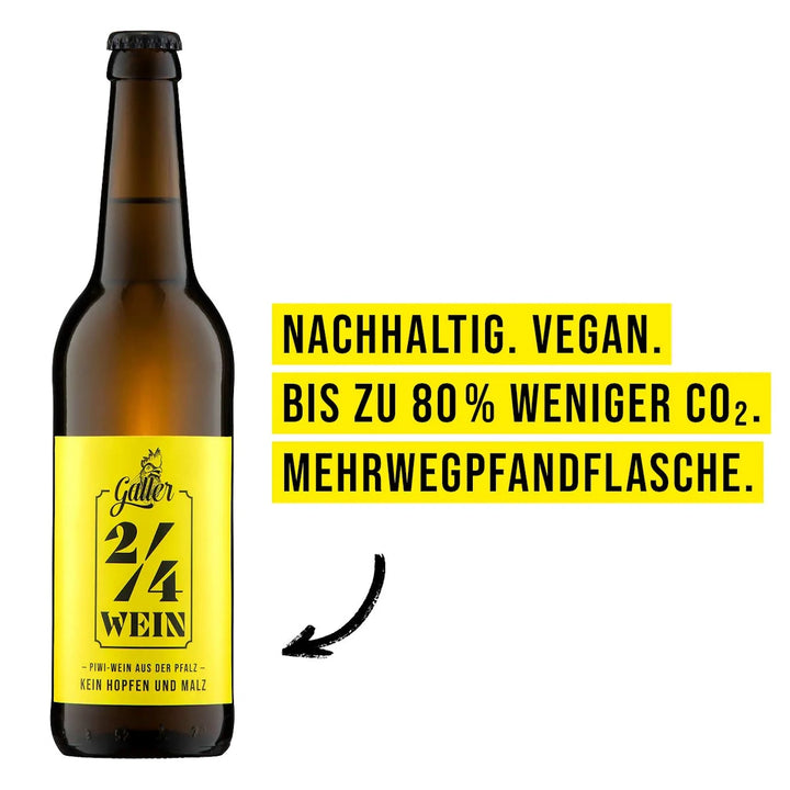 Weingut Galler 2/4 QbA Bio Wein Weiß