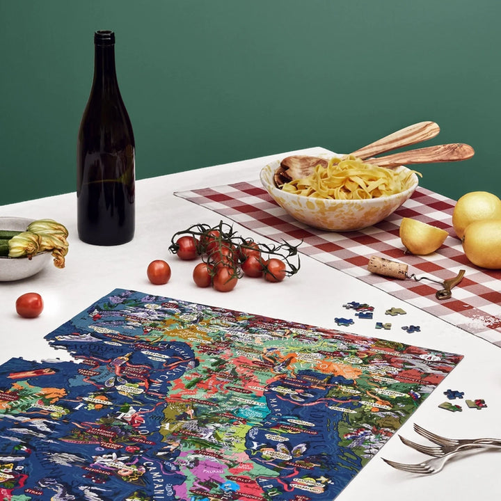 Wein-Puzzle Italien