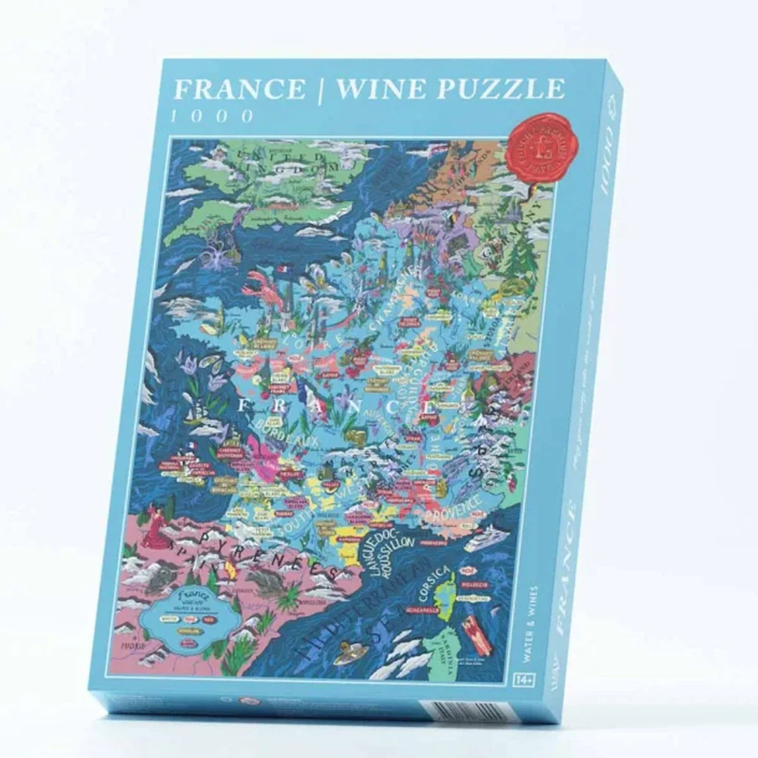 Wein-Puzzle Frankreich mit Weingenuß-Begleitung