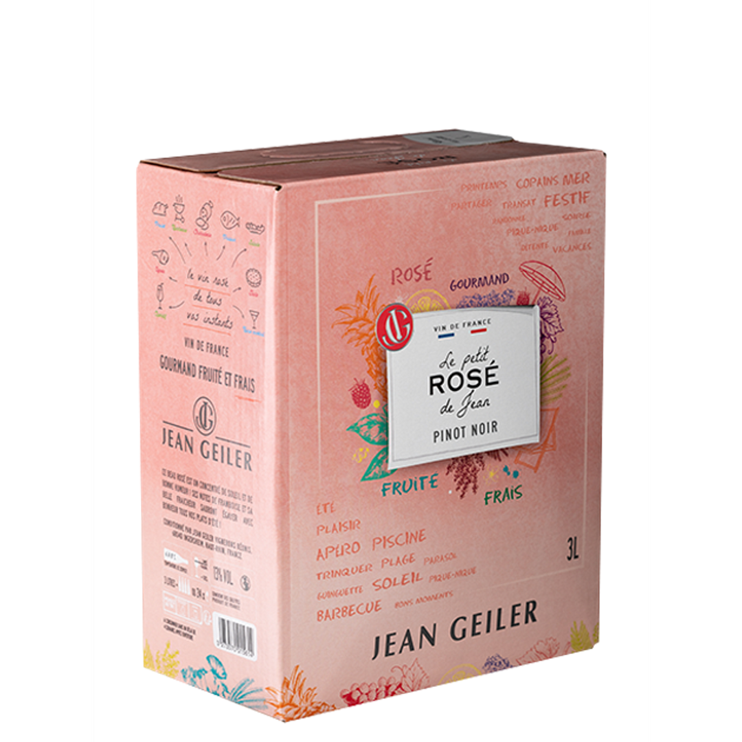 Jean Geiler Le Petit Rosé de Jean - Vin de France Bag in box 3l