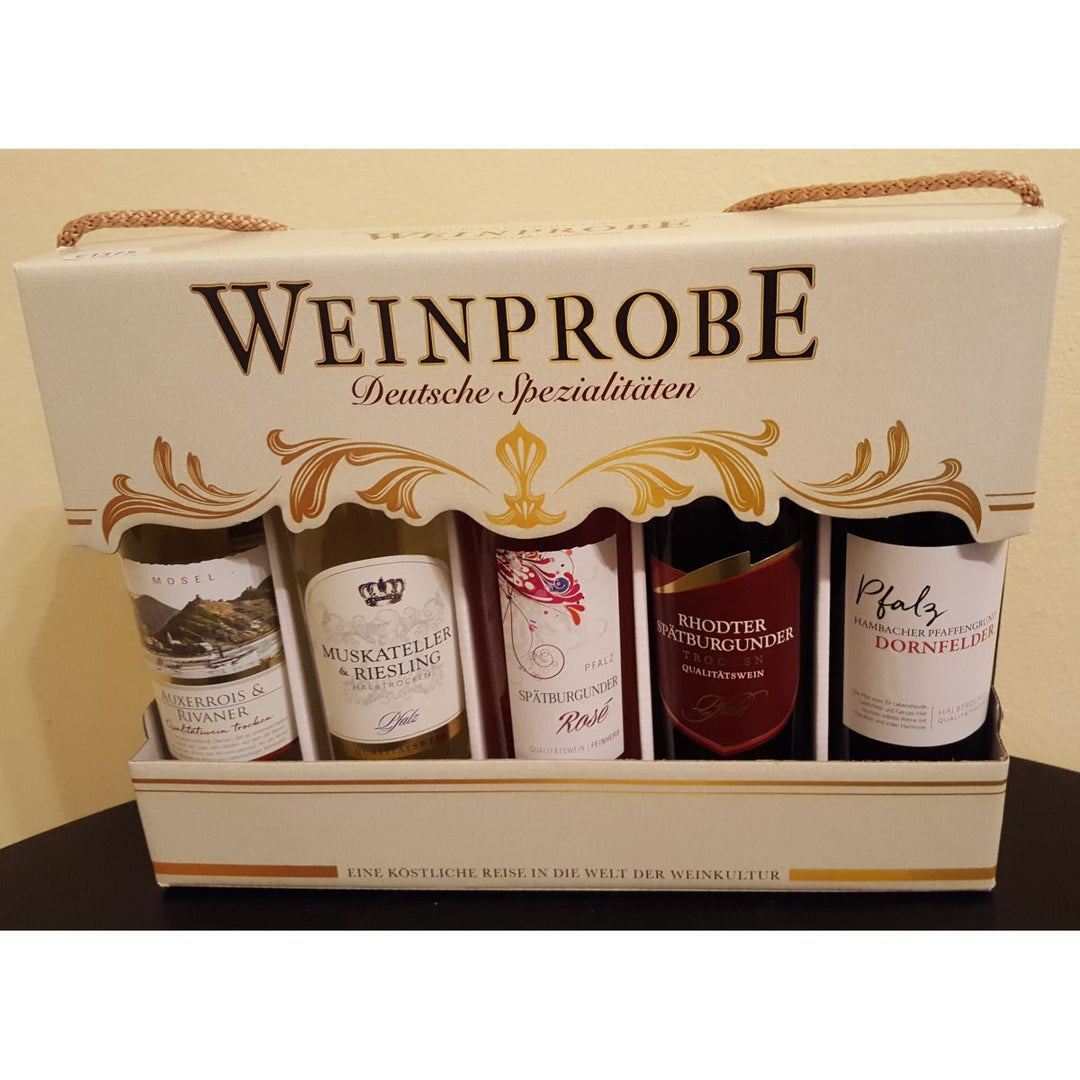 Geschenkkarton 5er Weinprobe